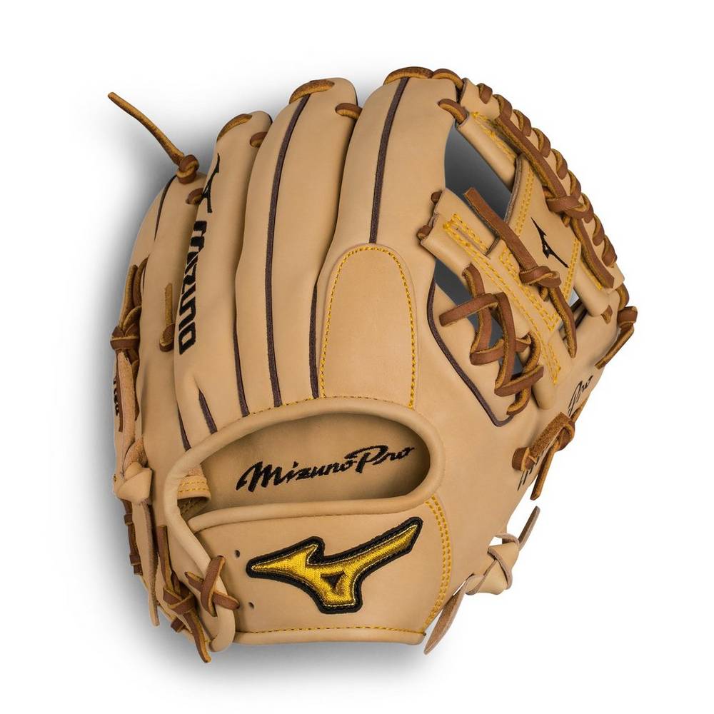 Mizuno Men's Pro Infield Baseball Glove 11.75" - Shallow Pocket Brown (312489-BPW)